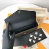 Designer di lusso da donna Pochette Borse Borsa a mano Portafoglio a tre pezzi Impronta fiore Catena d'oro Messenger da donna in vera pelle