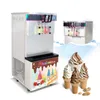 Cuisine ETL CE 3 saveurs yaourt gelato machine à crème glacée molle avec réfrigérant complet