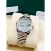 NF factory V5 lady watch 31mm green Dial rose gold silver strap Automatic Mechanical two tone jubilee Asia 2813 movement lady Wristwatches gift