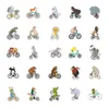 50 st/pack bilklistermärken Animalcykel för skateboard bärbar dator iPad motorcykelhjälm PS4 Telefon DIY DECALS PVC Guitar Sticker