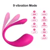 Seks Oyuncak Masaj Vibratör Bluetooths Kablosuz Uzun Mesafe Uygulama Uzaktan Kumanda Atlama Yumurta Kadınlar İçin Çift Titreşimli Külot S