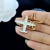 Broche de aeronaves de avião duplo