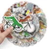 50 st/pack bilklistermärken Animalcykel för skateboard bärbar dator iPad motorcykelhjälm PS4 Telefon DIY DECALS PVC Guitar Sticker