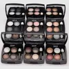 Branded Makeup Eye shadow 4 Colors Matte Eyeshadow shadows palette with brush 6 styles