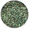 Decoratieve beeldjes 100 g 5-8 mm groen turquoise rots gepolijste ruwe steenmutsen genezing aquarium grind natuurlijke stenen en mineralen