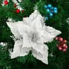 Decorative Flowers Fake Christmas Flower Charming Simulation Waterproof Fadeless Durable Pography Props