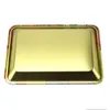 Many styles cartoon smoking tobacco rolling tray metal cigarette disc tinplate plate 180X125mm herb handroller smoke accessory grinder Wholesale