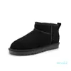 2022 nouvelle mode femmes Mini botte de neige bottes hiver classique daim garder au chaud en peluche châtaigne gris hommes femme concepteur cheville chaussons décontractés pantoufles chaussures 34-44 haut