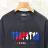 Men's T Shirts Flocking Embroidery Letter Trapstar Shirt Men Women Casual Pure Cotton T-shirt Tops Tee Motion Current fashion 2023