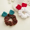 Acessórios de cabelo de charqueiro fofos Plush Cat Orezes Scrunchies