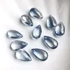 10pcs 15x8mm Teardrop Crystal Glass Top Drilled Loose Pendants Beads for Jewelry Making DIY Earring Findings