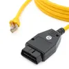 Outils de qualité câble ENET pour BMW série F E-SYS ICOM OBD2 codage câbles de Diagnostic Ethernet vers données OBDII codage outil caché