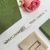 Набор ожерелья роскоши дизайнеры письма браслеты для женщин серебряные ожерелья