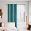 Curtain Simple Solid Color Cloth Shading Heat Insulation Sunscreen Living Room Bedroom El 52x84 Inches Rideaux Cortinas