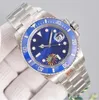 2022 men watch 41mm Mechanical automatic watch Ceramic bezel Sapphire watche Gliding clasp movement watches blue luminous wristwatch
