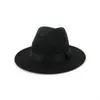 Beanie/crânio Caps Mulheres homens amarelos fedora chapéu unissex lã Felta chapéus de jazz elegante bandas pretas vasta vasa panamá trilby tap t2221013