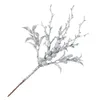 Decorative Flowers Golden Powder Artificial Tree Branches For Home Christmas Decoration Sequins Foam Berry Ornaments