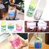 Window Stickers 30.5 20cm Color Changing Cricut Craft Cutter Adhesive Permanent Sheet Cold Sensitive For Cups Decals