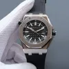 Mens Watches Automatic Mechanical Watch 42mm Business Wristwatch Rubber Waterprof Montre De Luxe Gift for Men Multicolor
