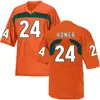 NCAA Miami Hurricanes Football College 55 Shaquille Quarterman Jersey 5 NKosi Perry 24 Travis Homer 12 Jim Kelly 5 Andre Johnson 15 Jarren Williams 2 KJ Osborn Sewing