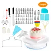 Bakware tools 90 pc's decoreren benodigdheden bakset cake pannen roterende draaitafel kits