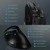Mice SeenDa Rechargeable Bluetooth Mouse Wireless Bluetooth Vertical Mouse for Android Tablet Smart TVMacSmartphone MultiDevice 221014