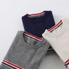 Women's Sweaters Winter Couple Striped Cashmere Sweater Keep Warm Thickened O-Neck Pullovers Fashion Tops