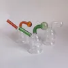 Hooká con crisis en espesor de color con accesorios de maceta de vidrio de filtro bong