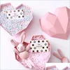 Jewelry Pouches Bags Jewelry Pouches 80% S Gift Box Diy Beautif Decorative Love Heart-Shape Surprising Present For Birthday Drop Del Dhi4Y