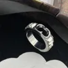 Designer Classic Letter Ring Heren Women Rings met Rimstone Silver Crystal Gold Ring Luxe sieraden6053004
