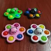 New Gag Decompression and rodent control pioneer spinning finger fidget spinner Populla silicone children's toys The fidgety gift xm