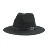 Gorro/crânio chaps chapéus para mulheres fedoras mulheres chapéu de inverno cinturão acessórios feltrados chapéu de homem decorar chapéu feminino 2022 Novo Sombreros de Mujer T221013