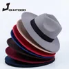 Beanie/Skull Caps Brand Winter and Autumn Faux Wool Women's Men's Women's Fedora Top Jazz Hat European and American Round Hat Bowler Hat Casual T221013