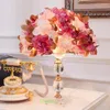 Bordslampor europeiska kristall skrivbord lampor sovrum r￶tt ljus blomma skugga romantiskt br￶llop rum modernt