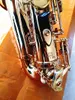 Made in Japan Marca YAS-62 Sassofono contralto Strumenti musicali Golden Eb Falling Tune Ottone Sax Carving professionale con bocchino Guanti da collo Ance Custodia in pelle