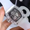 Les machines à cristal transparent de Li Chad ont une personnalité Unique et un Design entièrement évidé sans cadran montre-bracelet pour hommes