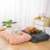 Deluxe Plush Dog Bde Bde Pet Cushion Cat Cat Cat Зимняя теплое домашние животные кровать для маленьких средних больших собак спящих коврики