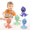 Novelty Games Tubes Spring octopus Fidget Toys Stretch Sensory Toys Luminous toy Stress Relief for Adults Boys Girls Birthday Party Favors Classroom Prizes xm