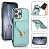 Cell Phone Cases Oblique Cross bag MobilePhone Holder Multi-card Pocket Crossbody Wallet Straps PU Leather Covers For Iphone 14 Plus Pro Max 13 12 11 XS XR Retail Box