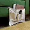 Storage Bags TECHOME Cotton Cloth Organizer Wall Door Hanging Bag Home Decoration Solid Simple Toolkit