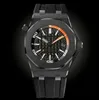 Mens Watches Automatic Mechanical Watch 42mm Business Wristwatch Rubber Waterprof Montre De Luxe Gift for Men Multicolor