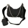 Nylon bags 3 piece hobo purses re edition women 2005 2000 lady shoulder crossbody bag velvet luxurys men designer Womens mens Wallet bag