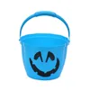 Halloween LED Portable Pumpkin Basket Trick Or Treat Colourful Children Toy Candy Storage Buckets Christmas Party Decorations b1014