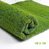 Decorative Flowers 1x Artificial Moss Fake Simulation Green Grass For Home Shop Bar Decor Top