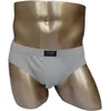 Underpants Arrival Solid Briefs Factory Direct Sale 3pcs/Lot Mens Cotton Bikini Pant Men Underwear Big Size