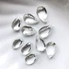 10 pièces 15x8mm larme cristal verre haut foré pendentifs en vrac perles pour la fabrication de bijoux bricolage boucles d'oreilles résultats