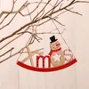 Décorations de Noël 1pcs arbre pendentif pendentif Santa Claus Snowman Elk Ornement Ornement Party Decoration Kids Gifts Decor