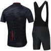 Racing Sets Team Customization Cycling Jersey Set Breathable Men's Short Sleeve Bicycle Clothing Summer MTB Anti-UV