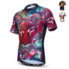 Kurtki wyścigowe Ufobike Męskie Summer Letni krótkie rękawie Pro Cycling Jersey Mountain Rower Clothing Maillot Ropa Ciclismo