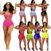 Женские женские женские женские купальники 2022 Сексуальные бикини дамы с высокой талией набор леди сетчатая шорты с блестками костюма для купания летняя пляжная одежда
